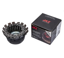Чашечная щетка JAZ TTG D80 мм с защитой и жгутовой стальной проволокой Чашечная щетка JAZ TTG D80 мм с защитой и жгутовой стальной проволокой