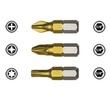Биты, (XP-PH3-25) PH3 х 25 мм (2 шт.)