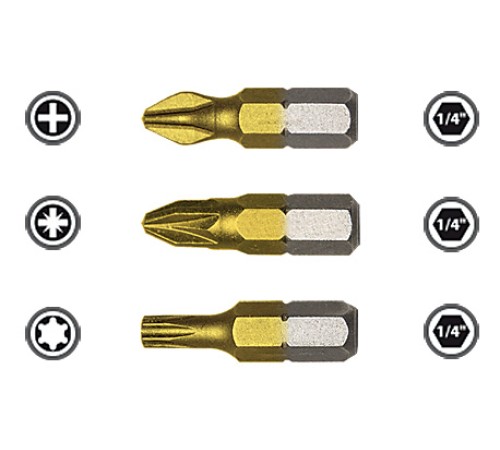 Биты, (XP-T8-25) T8 х 25 мм (2 шт.)