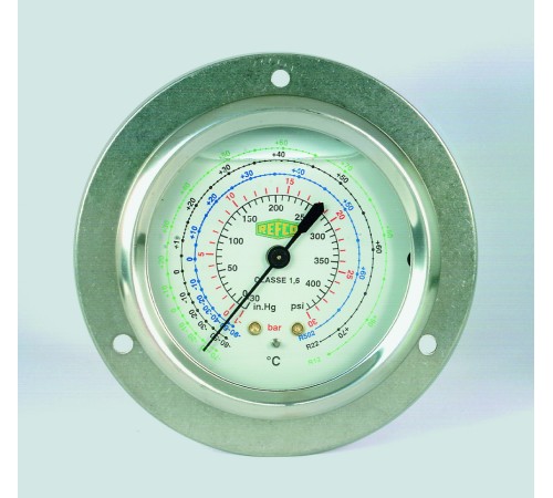 Манометры Refco MR-205 и MR-305 с трубкой Бурдона Манометры Refco MR-205 и MR-305 с трубкой Бурдона