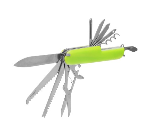 Нож многофункциональный, компактный размер, 15 функций, 90 мм Сибртех