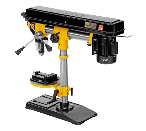 Станок сверлильный радиальный DDM-550R, 550 Вт, 16 мм, 12 ск., настольный Denzel