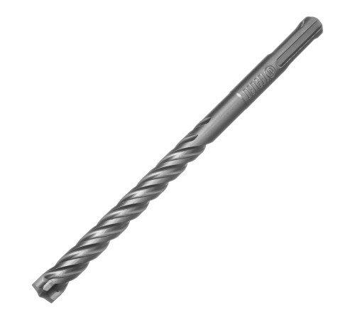 Бур по бетону, цельная крестовая пластина, 10x165 мм, SDS PLUS Denzel