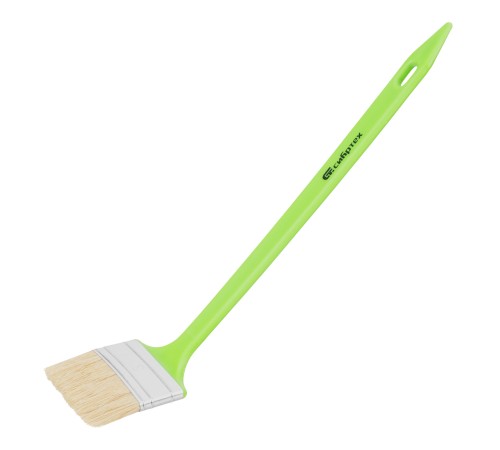 Кисть радиаторная 75 мм, натуральная щетина, пластиковая ручка Сибртех