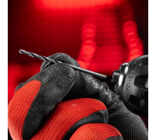 Сверло по металлу, 2.5 мм, полированное, HSS, 10 шт, цилиндрический хвостовик Matrix