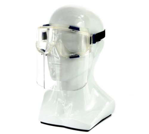 Очки защитные "Панорама" в комплекте со щитком Сибртех