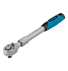 Ключ-трещотка телескопический 1/2", 305-445 мм, CrV, 72 зуба, с быстрым сбросом, хром Gross Ключ-трещотка телескопический 1/2", 305-445 мм, CrV, 72 зуба, с быстрым сбросом, хром Gross
