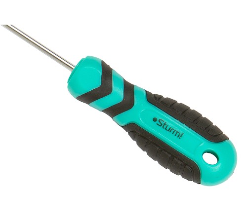 Отвертка TORX TT10H*75мм, с отверстием, CrV магнитный наконечник Sturm! Отвертка TORX TT10H*75мм, с отверстием, CrV магнитный наконечник Sturm!