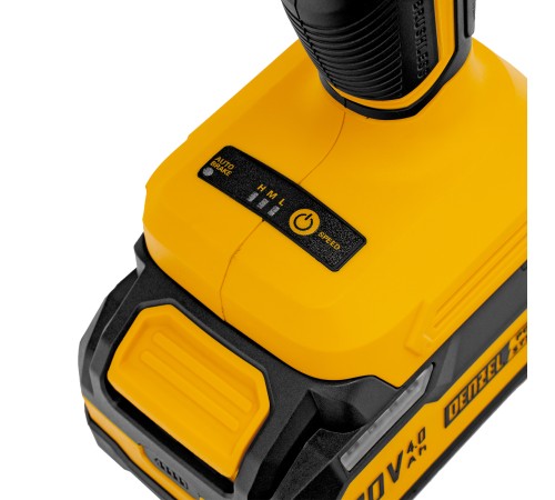 Гайковерт ударный аккумуляторный бесщет. CIWH-BL-20-1000, Li-Ion, 20 В// Denzel