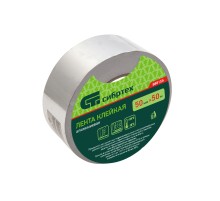 Лента клейкая алюминиевая, 50 мм х 50 м Сибртех