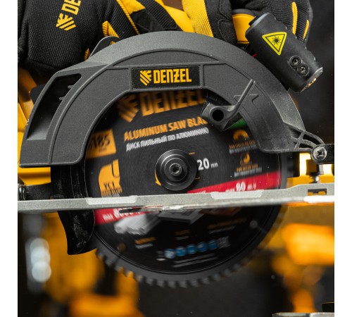 Пильный диск по алюминию ф185 х 20 мм, 64 зубьев Denzel