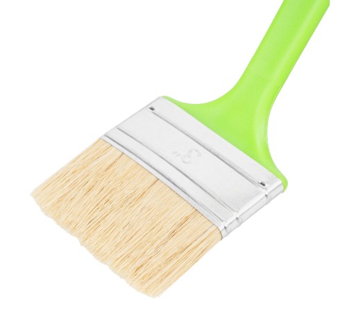 Кисть радиаторная 75 мм, натуральная щетина, пластиковая ручка Сибртех