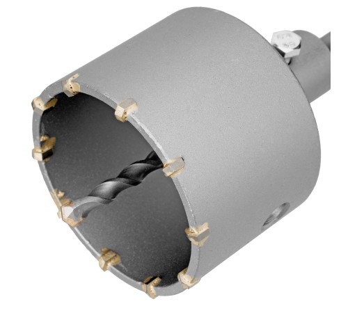 Коронка по бетону в сборе, М22 х 80 мм, SDS Plus Сибртех