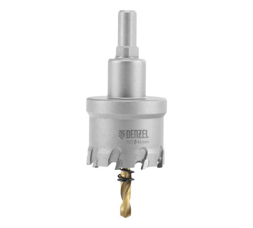 Коронка по металлу твердосплавная, 41 мм Denzel