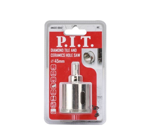 Коронка алмазная по стеклу и керамике P.I.T. AMAS12-0045