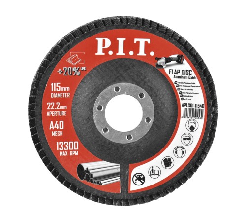 Круг лепестковый шлифовальный P.I.T. APLS01-11540