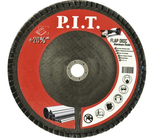 Круг лепестковый шлифовальный P.I.T. APLS01-18080