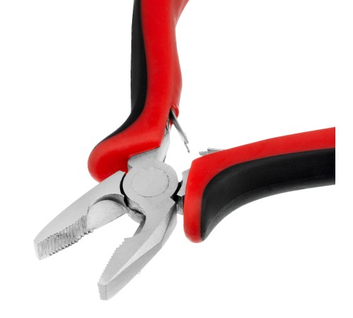 Плоскогубцы Mini, 130 мм, никелированные, авторазжим, двухкомпонентные рукоятки Matrix