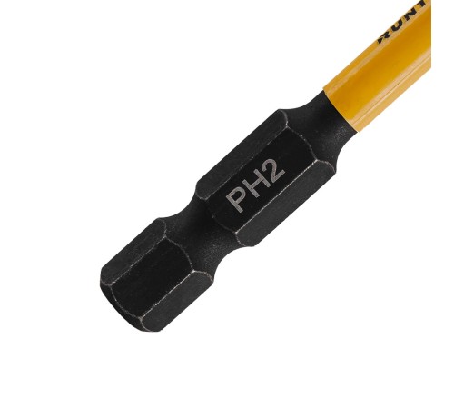 RUNTEC RT-IB57 Бита ударная RUNTEC H6.35 57мм PH2 5шт. RUNTEC RT-IB57 Бита ударная RUNTEC H6.35 57мм PH2 5шт.
