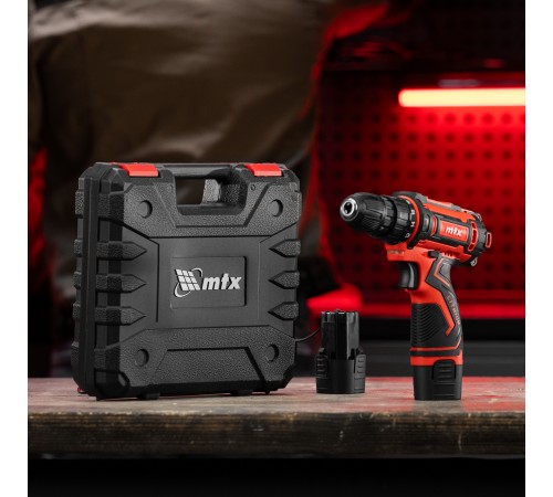 Дрель-шуруповерт аккумуляторная CDS-12, Li-Ion, 12 В// MTX