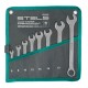 Набор ключей комбинированных 6-19 мм, 8 шт., CrV, матовый хром Stels