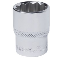 Головка торцевая стандартная двенадцатигранная 1/2", 24 мм МАСТАК 000-42024