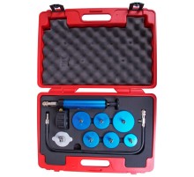 Набор для тестирования герметичности системы охлаждения, кейс, 9 предметов МАСТАК 103-40009C