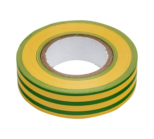 Изолента ПВХ, 19 мм х 20 м, желто-зеленая, 150 мкм Matrix