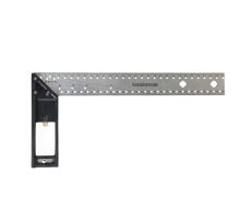 Угольник разметочный, 300мм, выдвижной упор, чертилка, hanskonner