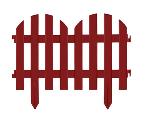 Забор декоративный "Романтика", 28 х 300 см, терракот, Palisad Забор декоративный "Романтика", 28 х 300 см, терракот, Palisad