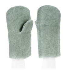 Рукавицы брезентовые огнеупорные, одинарный наладонник, 2 размер Сибртех