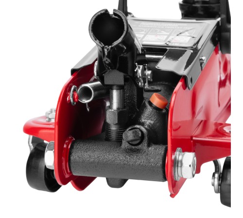 Домкрат гидравлический подкатной, 2 т, 140-340 мм, в пласт. кейсе MTX