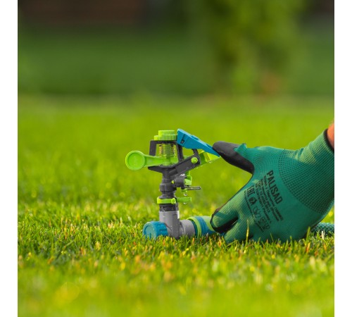 Разбрызгиватель усиленный, импульсный, с регулировкой угла горизонт распыления до 39 м Palisad