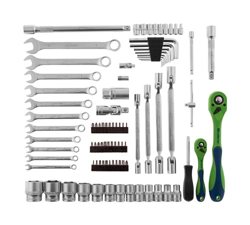 Набор инструментов 89 предметов, CrV 1/2