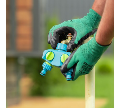 Разветвитель двухканальный, пластиковый Palisad Luxe