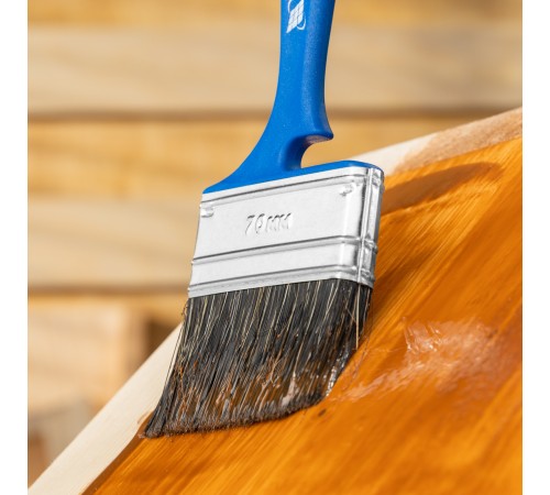 Кисть флейцевая для водных красок, 70 x 12 мм, смешанная щетина, пластиковая рукоятка, Matrix