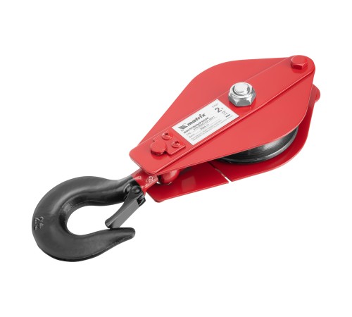 Блок монтажный с крюком, 2 т Matrix