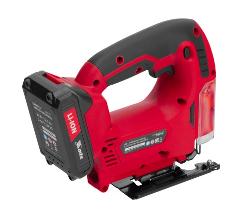 Лобзик аккумуляторный CJB-20-65, Li-Ion, 20 В// MTX