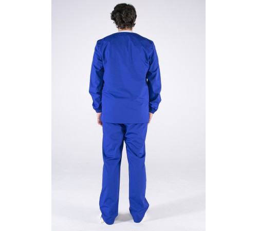 Мужской костюм ХАССП-База (ткань ТиСи, 120), васильковый