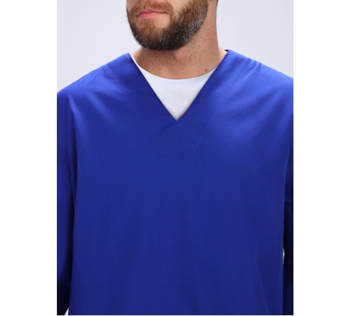 Мужской костюм ХАССП-База (ткань ТиСи, 120), васильковый