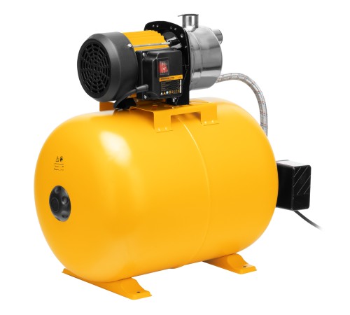Насосная станция PSL1100X, 1100 Вт, 3600 л/ч, ресивер 50 л, подъем 45 м, нержавейка Denzel Насосная станция PSL1100X, 1100 Вт, 3600 л/ч, ресивер 50 л, подъем 45 м, нержавейка Denzel