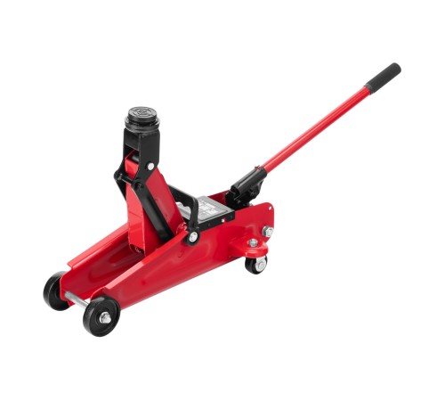 Домкрат гидравлический подкатной, 2 т, 135-320 мм, в пласт. кейсе MTX