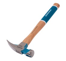 Молоток-гвоздодер,560 г, угол 75, магнит, обрезиненная рукоятка AMERICAN HICKORY GROSS Молоток-гвоздодер,560 г, угол 75, магнит, обрезиненная рукоятка AMERICAN HICKORY GROSS