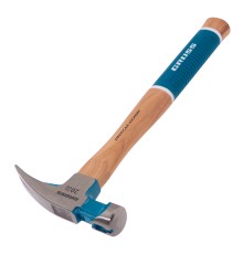 Молоток-гвоздодер,560 г, угол 75, магнит, обрезиненная рукоятка AMERICAN HICKORY GROSS Молоток-гвоздодер,560 г, угол 75, магнит, обрезиненная рукоятка AMERICAN HICKORY GROSS
