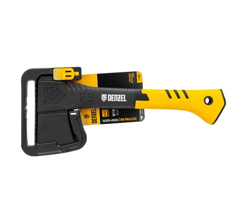 Топор-колун, F3, 640 гр, двухкомпонентная рукоятка, 320 мм// Denzel