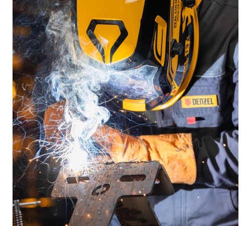 Щиток защитный лицевой (маска сварщика) F9, см. окно 100x60, Real Color, DIN 4-8/9-13// Denzel