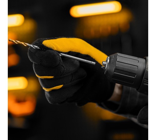 Сверло спиральное по металлу 4 х 119 мм, Р6М5, Golden Tip, удлиненное Denzel