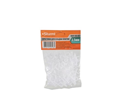 Крестики для кладки плитки 2,5 мм, 200 шт. Sturm!