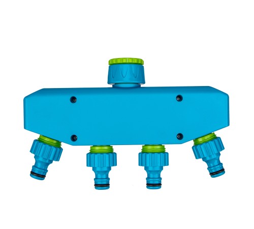 Разветвитель четырехканальный, пластиковый Palisad Luxe