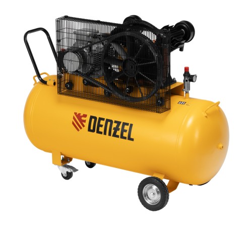 Компрессор воздушный рем. привод BCV 5500-T/270, 5,5 кВт, 270 литров, 850 л/мин Denzel Компрессор воздушный рем. привод BCV 5500-T/270, 5,5 кВт, 270 литров, 850 л/мин Denzel